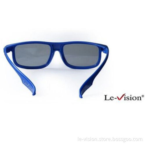 Circular Anaglyph 3D Glasses for Passive Digital Cinema